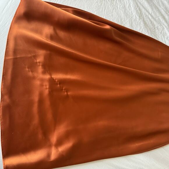 Good American Mauve Satin Dress L 3 - Picture 7 of 9